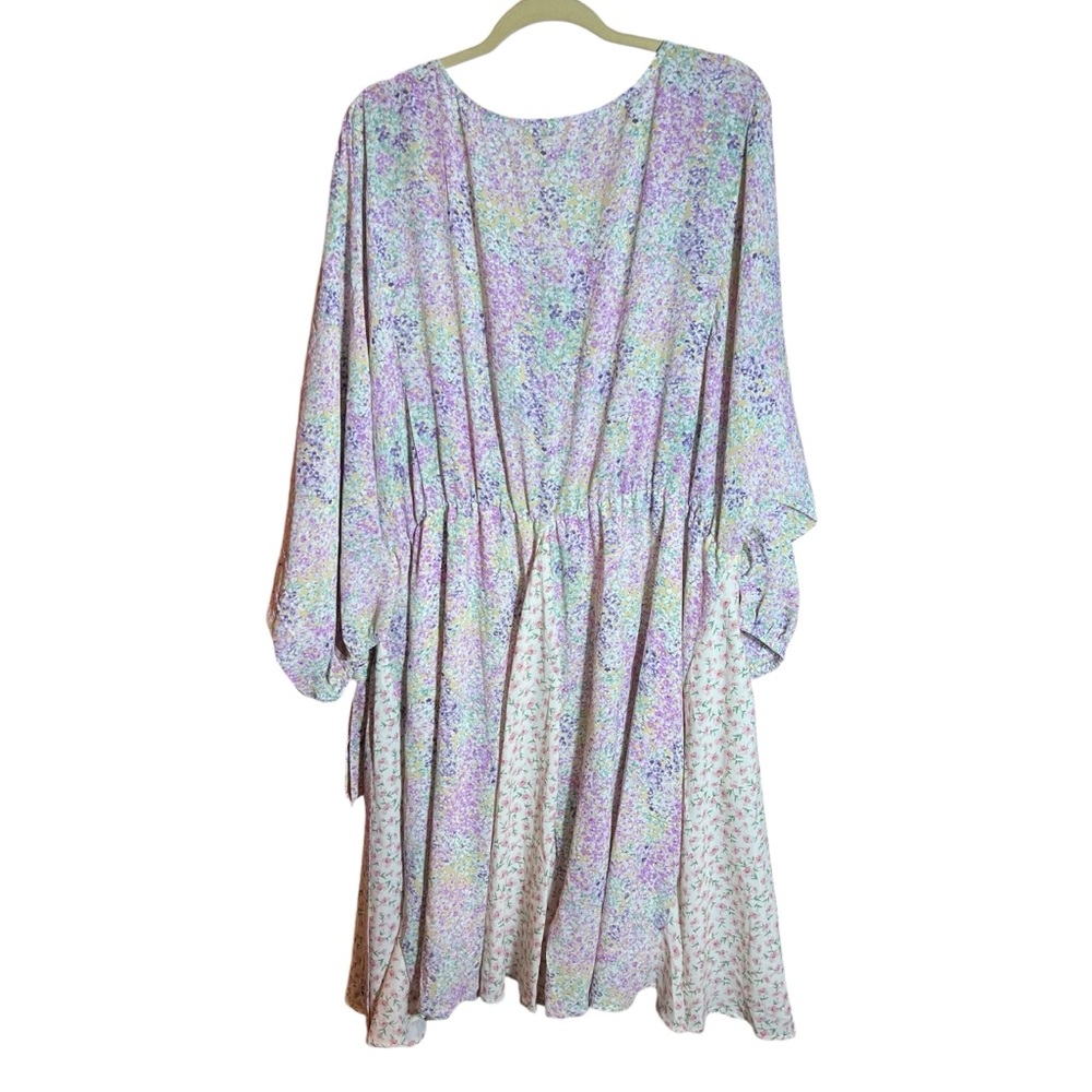 Chic Soul Floral Lightweight Dress, 2XL - Picture 2 of 12